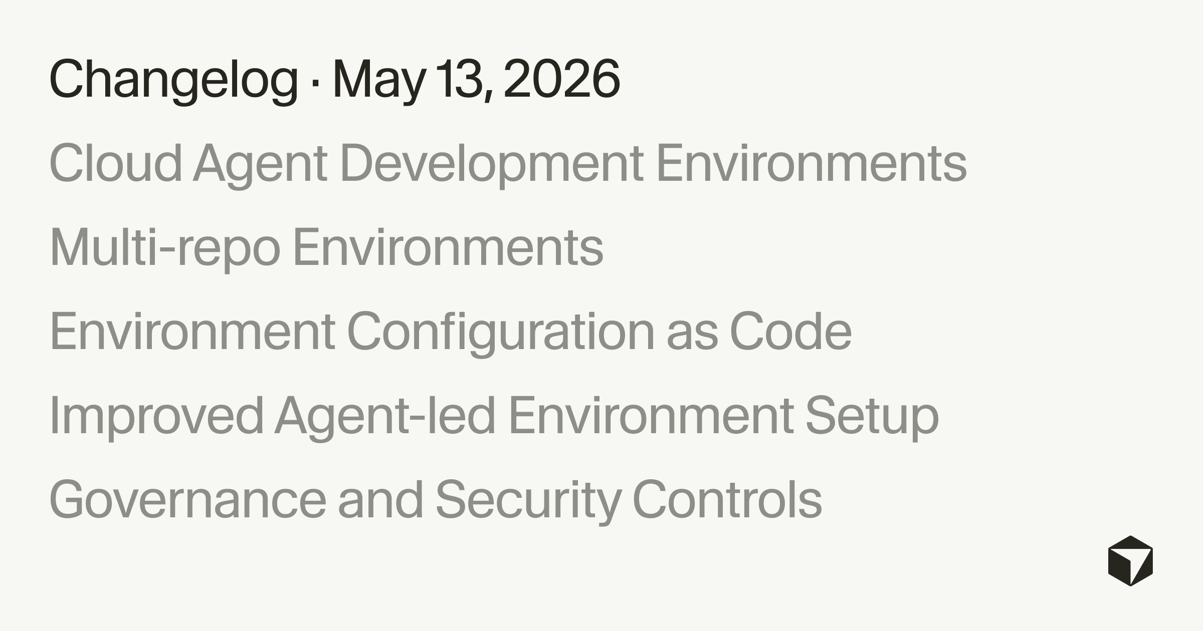 Development environments for cloud agents · Cursor