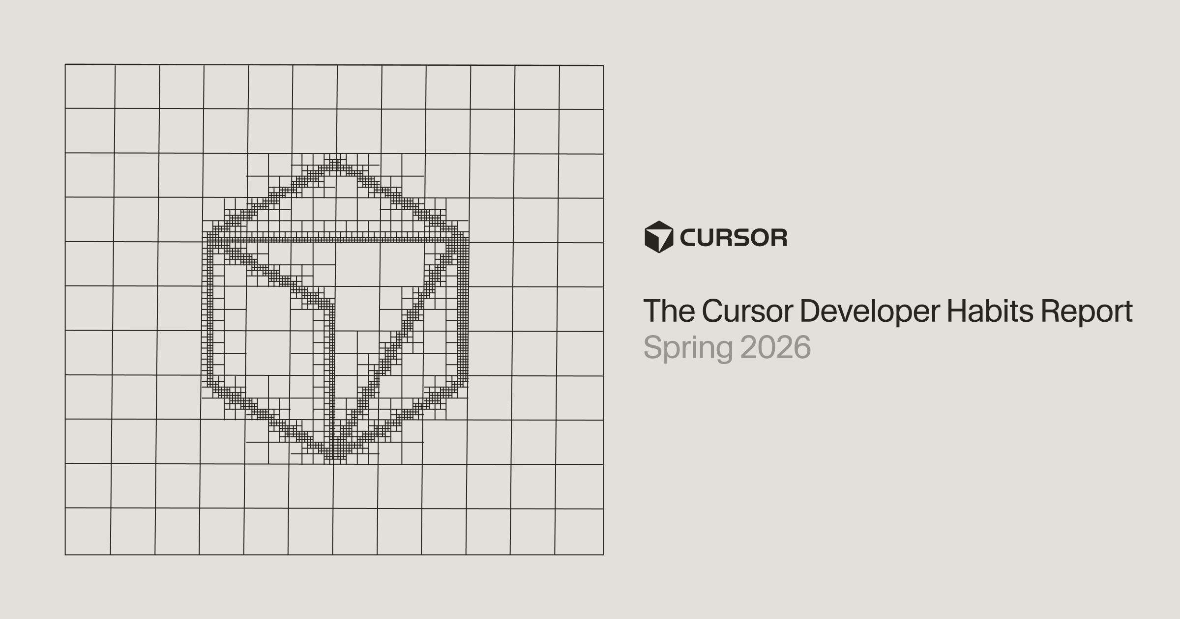 Le rapport Developer Habits de Cursor, printemps 2026