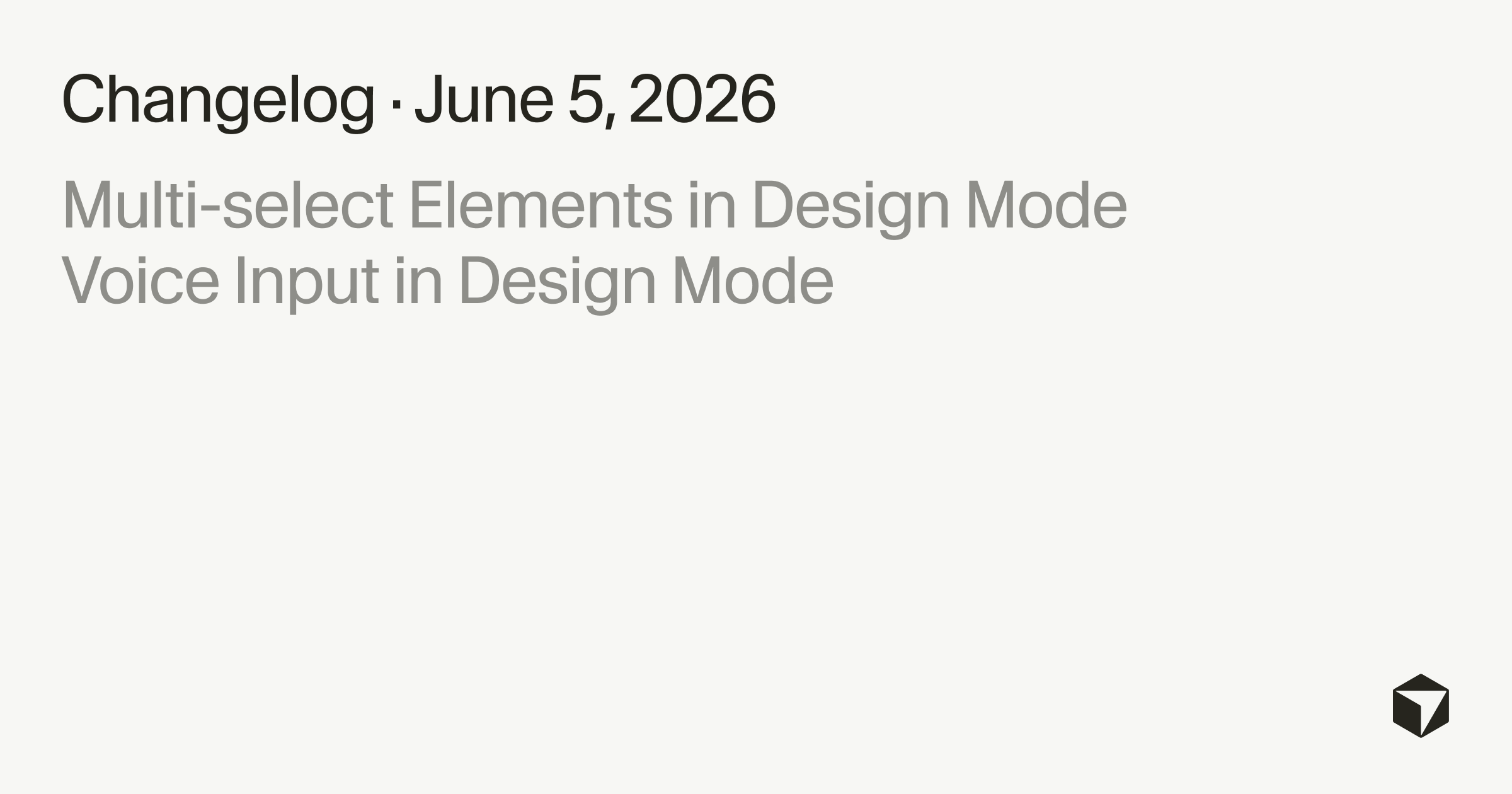 Cursor ships Design Mode, Canvas, and SDK updates