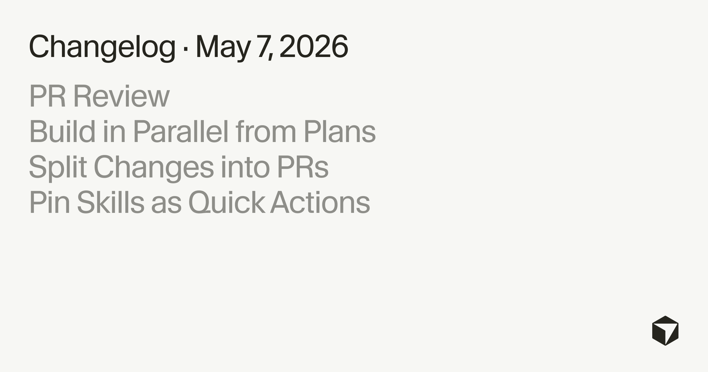 `Cursor` adds PR review, parallel plan execution, and split PR workflows